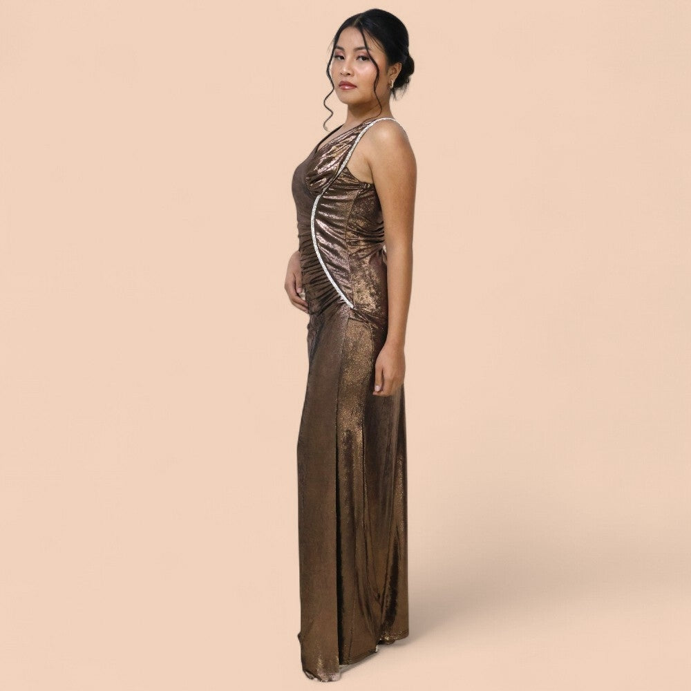 Rosegold Bodycon Evening Party wear