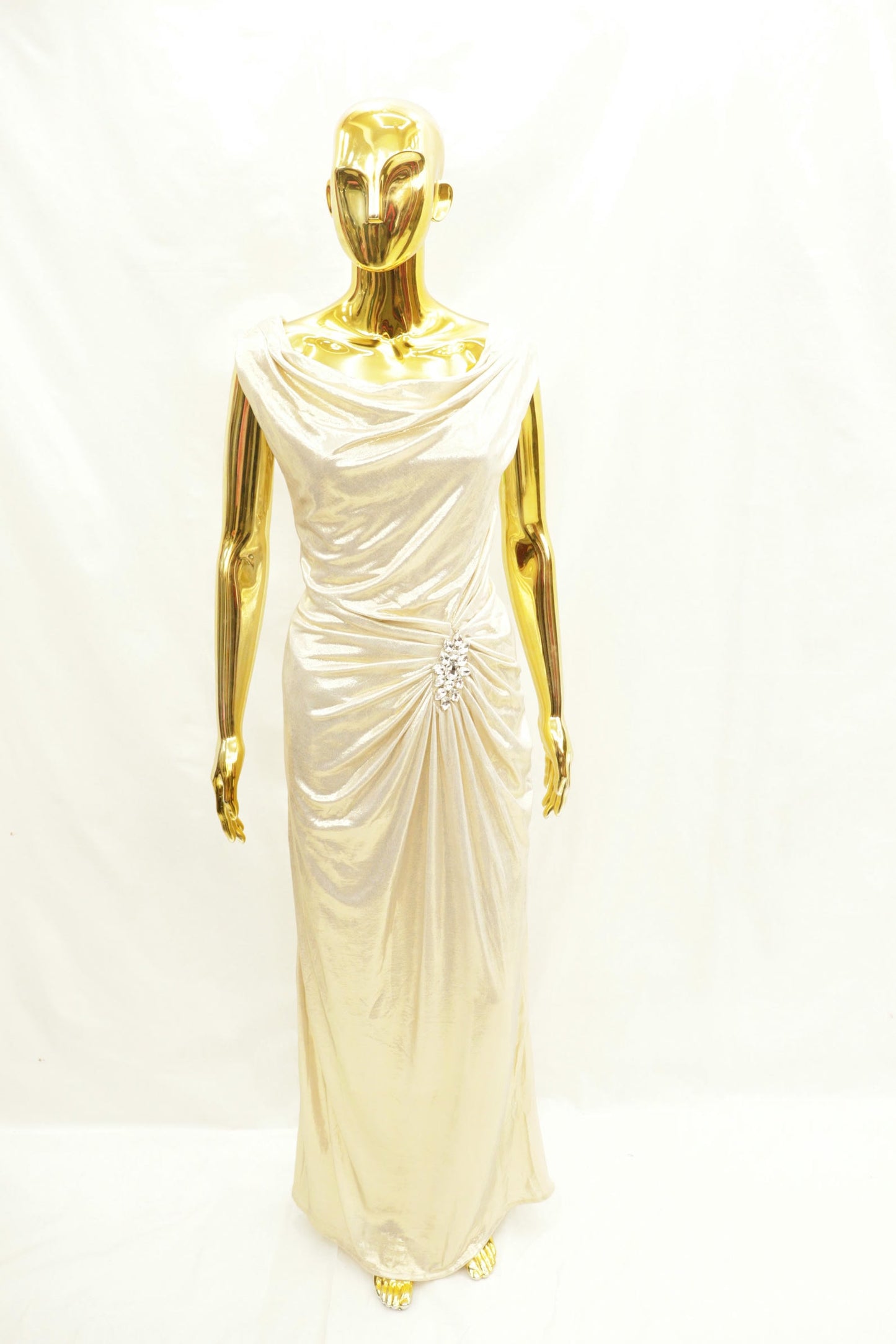 Stretchable partywear gown