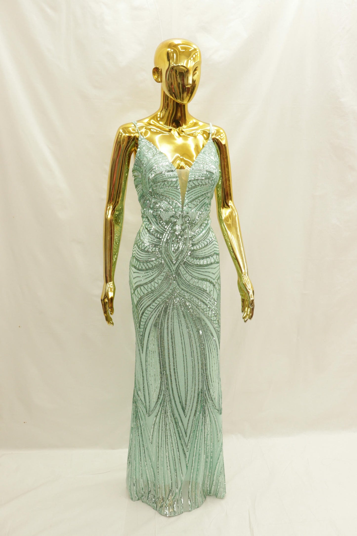 Sequin stretchable partywear