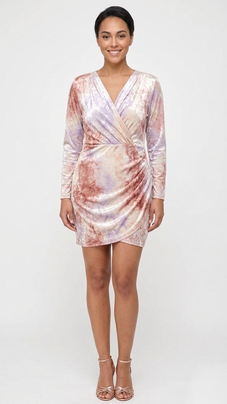 Short Off-White Party Dress With Unique Design