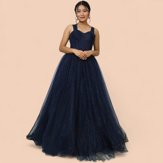 Blue Ballgown