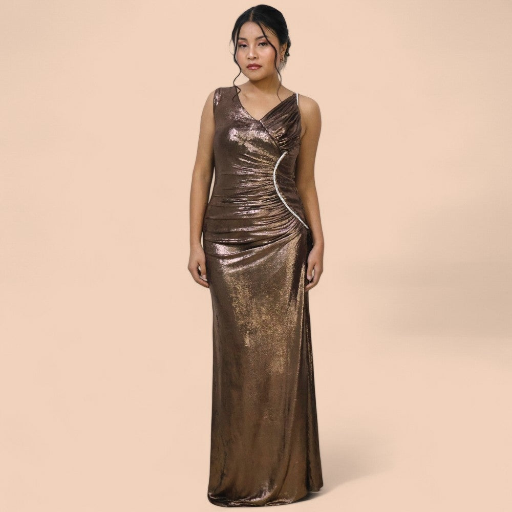 Rosegold Bodycon Evening Party wear