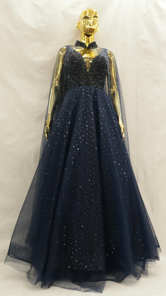 Premium Barkblue Freesize Ballgown