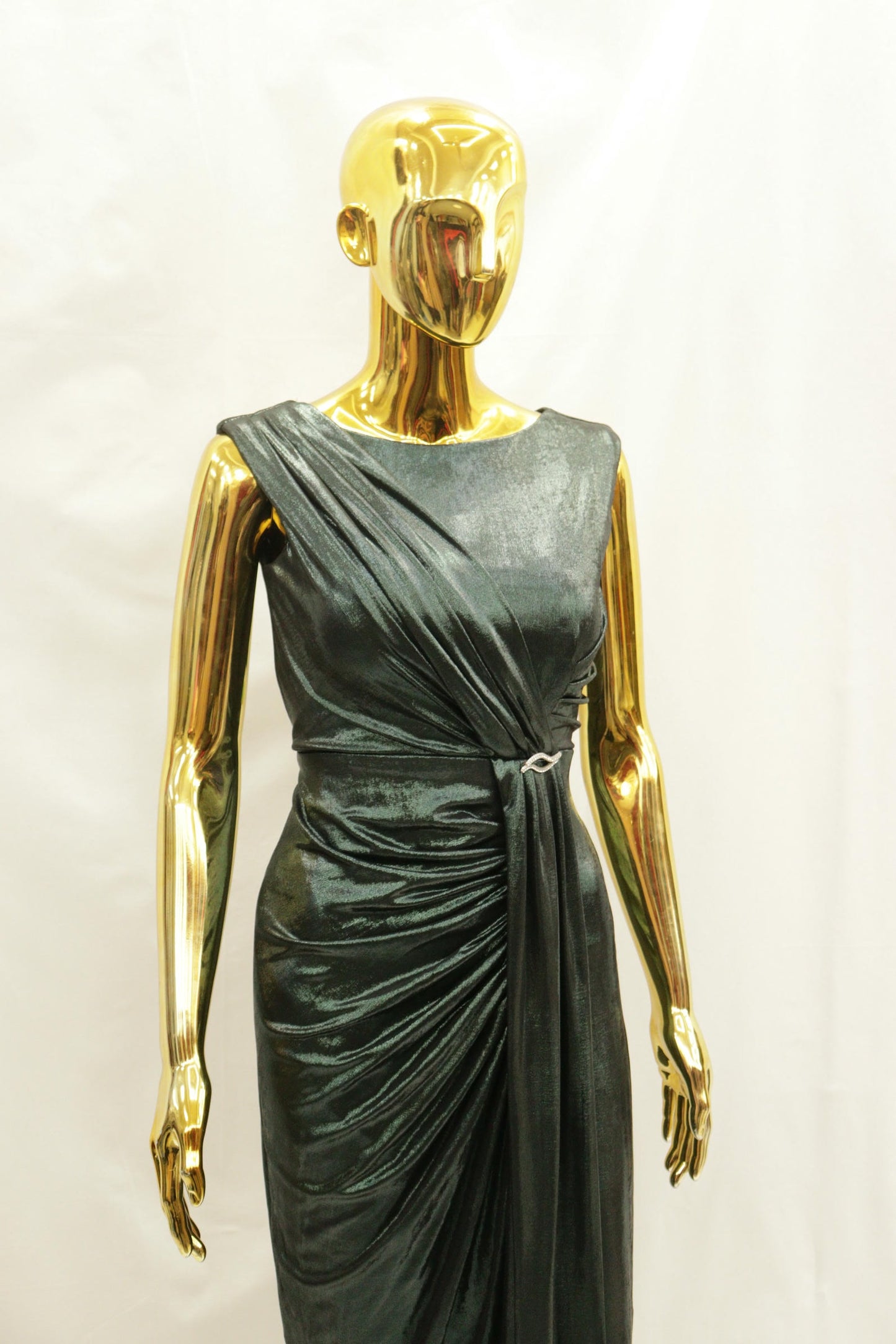 Drapping Freesize Partywear Gown