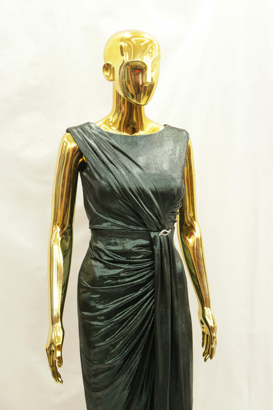 Drapping Freesize Partywear Gown