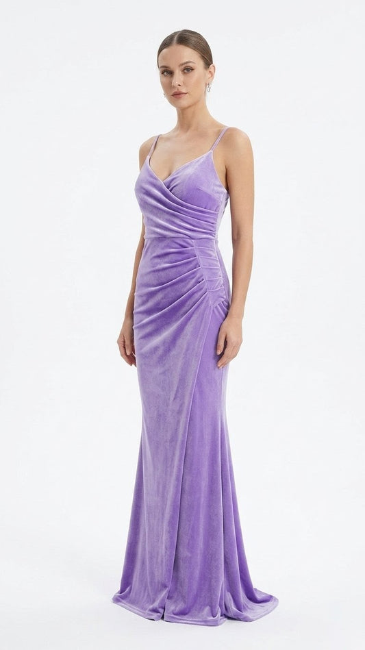 Lavender Spaghetti Strap Dress