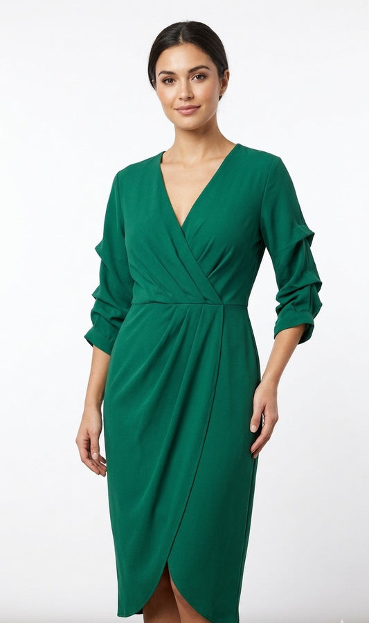 Forest Green Mid-Length Dress