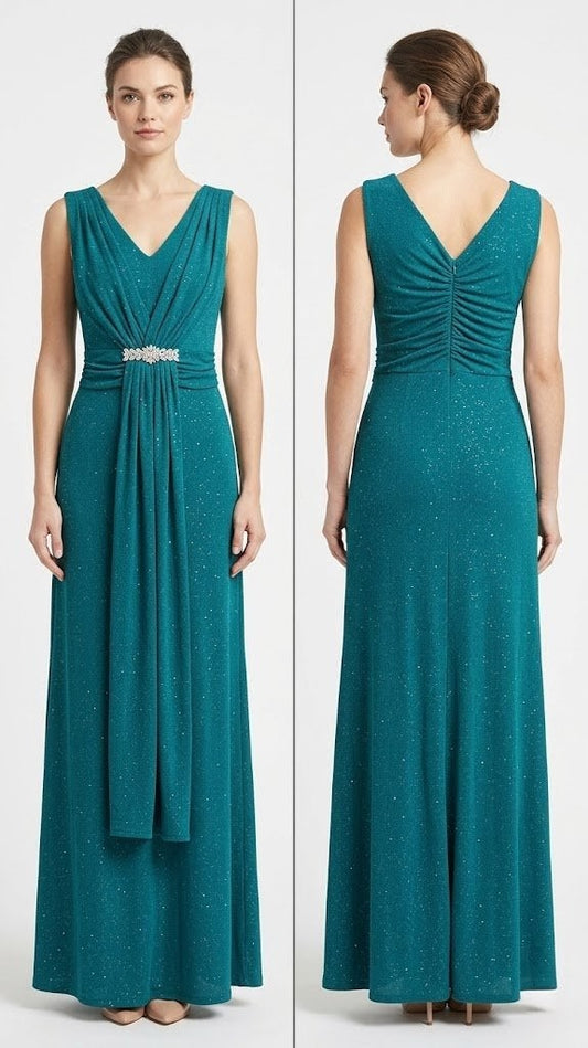 Sleeveless Blue Stone Dress
