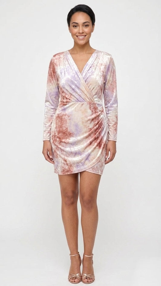 Short Off-White Party Dress With Unique Design